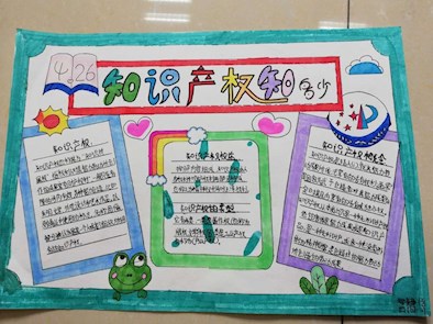 学生知识产权手抄报展示（四年级）